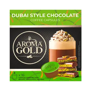 Kavos kapsulės AROMA GOLD DUBAI STYLE CHOCOLATE, 16 vnt