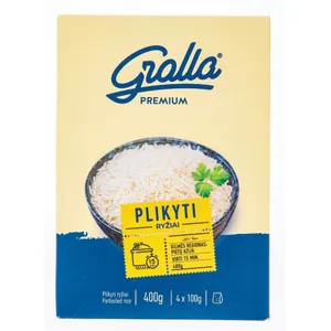 Plikyti ryžiai GRALLA PREMIUM, 400 g