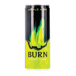 Energinis gėrimas BURN APPLE KIWI, 250 ml