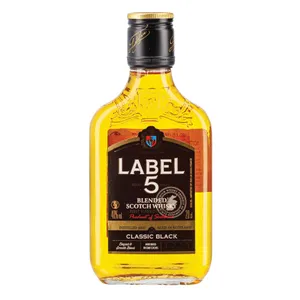 Viskis LABEL 5 Classic Black Blended Scotch Whisky 40% 0,2L