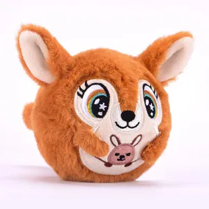 Šoklus kamuoliukas kengūra JUMPI, rudos spalvos