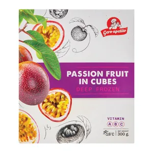 Užšaldyti pasiflorų kubeliai, 300 g