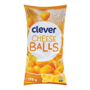 Sūrio skonio kukurūzų užkandis CLEVER, 175 g