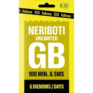 LABAS pakuotė NERIBOTI GB 5 dienoms