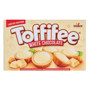 Balto šokolado saldainiai TOFFIFEE, 125 g