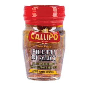 Ančiuvių filė alyvuogių aliejuje CALLIPO, 75 g