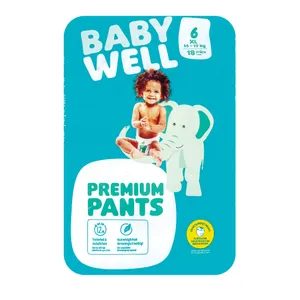 Sauskelnės-kelnaitės BABYWELL 6 dydis, 42 vnt.