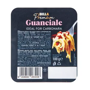 Guanciale šoninė kubeliais BILLA PREMIUM,100g