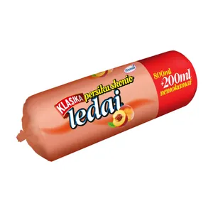 KLASIKA persikų skonio ledai 800+200ml