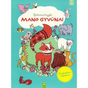 Knyga MANO GYVŪNAI. SPALVINIMO KNYGELĖ