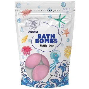 Rinkinys AURORA KIDS MAGIC Bath bombs 3*50g Bubble Gum