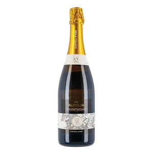 Baltasis natūralus rūšinis putojantis vynas CASTELL D'AGE CAVA AURELIA BRUT NATURE GRAN RESERVA (12%), 750 ml