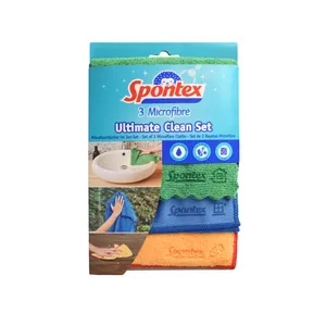 Mikropluošto šluosčių rinkinys  SPONTEX Ultimate Clean Set 3 vnt
