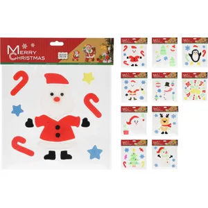 Kalėdiniai lango lipdukai, 20 X 25 cm