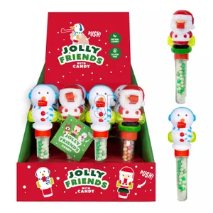 Kalėdinė lazdelė sniego senis arba elnias