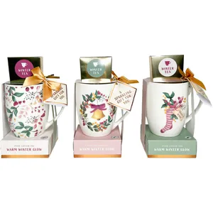 Dovanų rinkinys puodelis su arbata