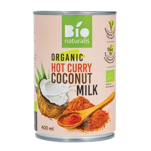 Ekologiškas kokosų gėrimas su raudonuoju kariu Bionaturalis 400 ml