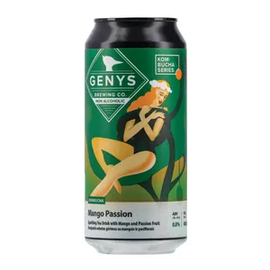 Kombucha GENYS MANGO PASSION, 440 ml