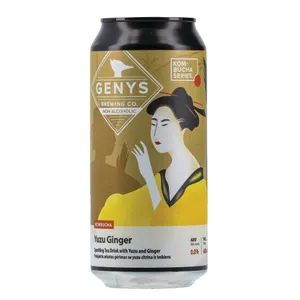 Kombucha GENYS YUZU GINGER, 440 ml