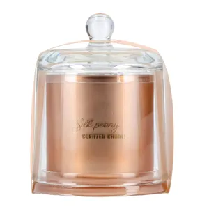 Kvapni žvakė su stikliniu gaubtu 9 X 8 cm