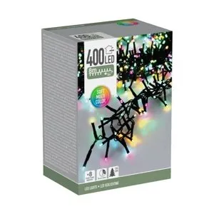 LED girlianda plati 400 LED, macaron, 3 m laidas, su valdymo pulteliu