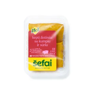 Kepti lietiniai su kumpiu ir sūriu IKI ŠEFAI, 200 g
