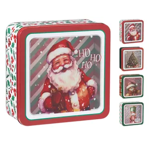 Metalinė dėžutė kvadratinė  190 X 190 X 85 mm