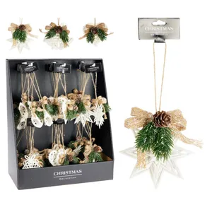 Pakabinama dekoracija su kaspinu