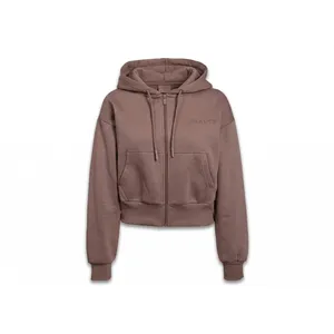 Džemperis su užtrauktuku JULIA BEAUTX, L dydis,rudos spalvos