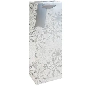 Dovanų maišelis buteliui Kalėdinis