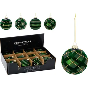 Eglutės žaisliukas burbulas žalias