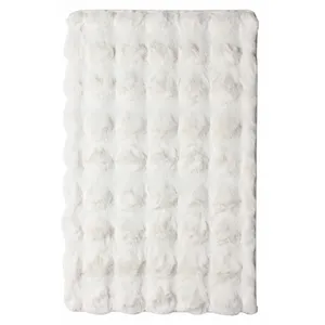 Kilimas pūkuotas MAGNUS 50x80cm baltas