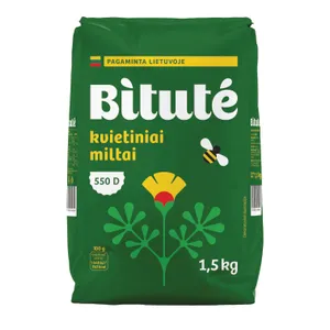 Kvietiniai miltai 550D IKI/BITUTĖ 1,5kg