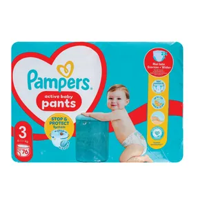 Sauskelnės-kelnaitės PAMPERS Pants, Giant Pack, 3 dydis, 76 vnt.