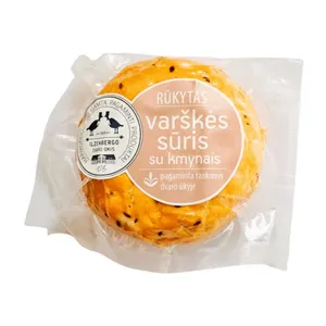 Rūkytas varškės sūris su kmynais 250 g