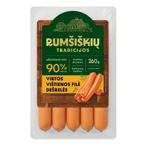 Virtos vištienos filė dešrelės Rumšiškių Tradicijos, 260g