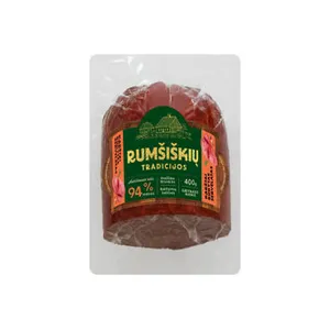 Karštai rūkytas servelatas Rumšiškių Tradicijos, pjautas 400g 