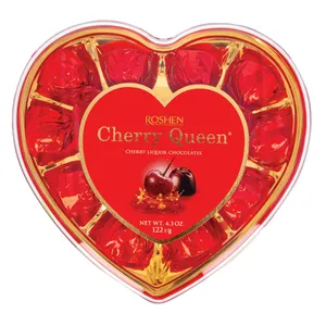 Šokoladiniai saldainiai su alkoholizuotomis vyšniomis CHERRY QUEEN, 200 g