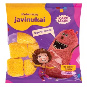 Kukurūzų javinukai jogurto skonio KAKĖ MAKĖ, 120g