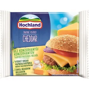 Lydytas sūris HOCHLAND Cheddar, riekelėmis, 130 g  