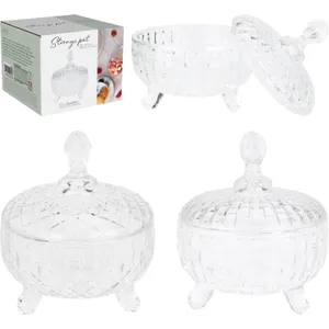 Stiklinis indas su dangteliu 200 ml