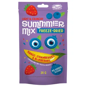 Mangų, braškių ir šilauogių mišinys šaltyje džiovinti 25g SUMMMER
