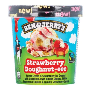 BEN&JERRY'S Strawberry Doughnut ledai 465 ml
