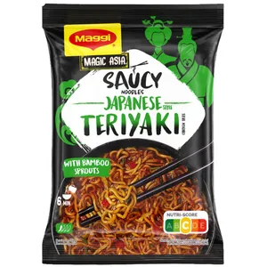 MAGGI Greitai paruošiami  makaronai su Teriyaki padažu 128g 