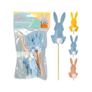 Velykiniai smeigtukai su triušio dekoracija, 20 vnt