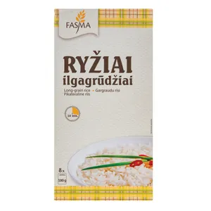 FASMA ilgagrūdžiai ryžiai 8*100g