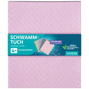 Valymo šluostės VIVESS, 4 vnt