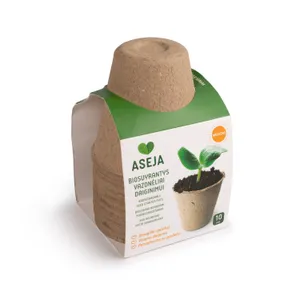 Biosuyrantys vazonėliai daiginimui ASEJA, 10 vnt. D-80 MM, 75 MM