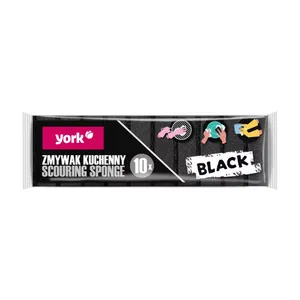 Kempinės dvisluoksnės YORK BLACK, 10 vnt