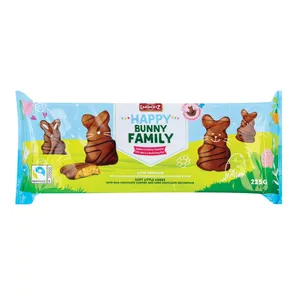 Šokoladiniai sausainiai kiškiai LAMBERTZ, 225 g